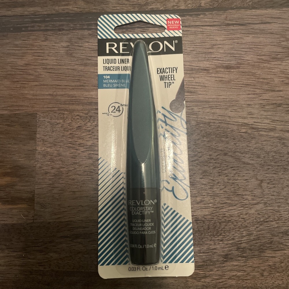 Revlon Colorstay Exactify Wheel Tip Liquid Liner 104 Mermaid Blue NEW